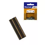 MUSTAD DOUBLE BARREL SLEEVE- BLACK 1.2MM BLACK NICKEL 25PCS/BAG