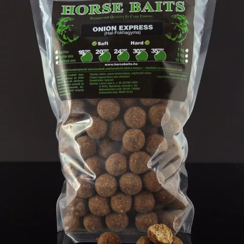 HORSE BAITS Onion Express - Hard bojli 20mm 1kg