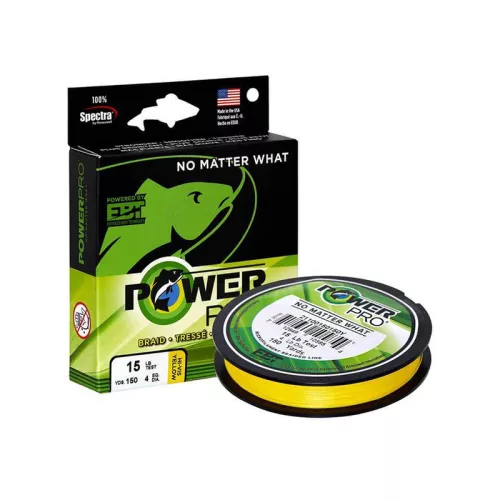PowerPro Braided Line 135m 0.10mm 5kg Hi-Vis Yellow