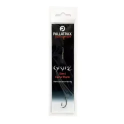 PALLATRAX GRIPZ CURVE SHANK HAIR RIGS SIZE 6 15LB BRAID