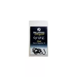 PALLATRAX GRIPZ CHOD HOOKS (10) SIZE 6