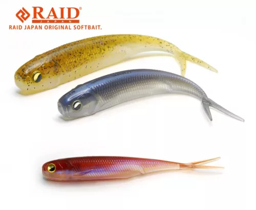 RAID JAPAN RAID FISH ROLLER 3" 8.9cm 048 Pearl Wakasagi