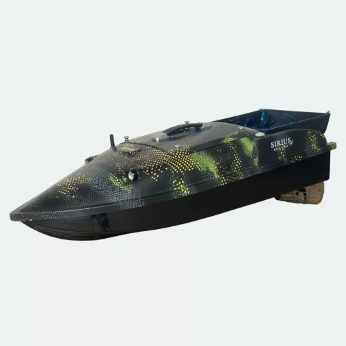 SIRIUS HORIZON CAMO GPS-es Etetőhajó Beépített Mélységmérővel