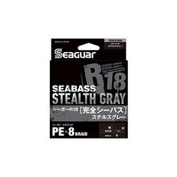 SEAGUAR R18 KANZEN SEABASS STEALTH GRAY 150M 1.5PE