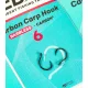 SEDO Carbon Carp Hook Barbless Size 8 szakáll nélküli horog