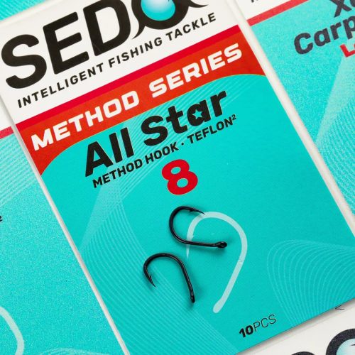 SEDO All Star Method Szakállas Horog Size 8