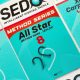 SEDO All Star Method Szakállas Horog Size 8
