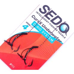 SEDO CurvX Underwater D-Rig System Size 6 szakállas horog