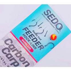   SEDO Carbon Carp Crystal Mono 0.225mm Size 6 szakáll nélküli előkötött előke