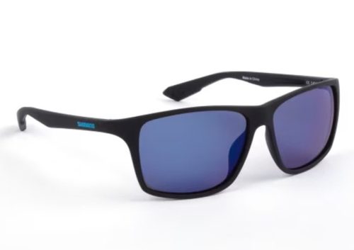 Shimano Eyewear Technium Matte Black & Blue Mirror