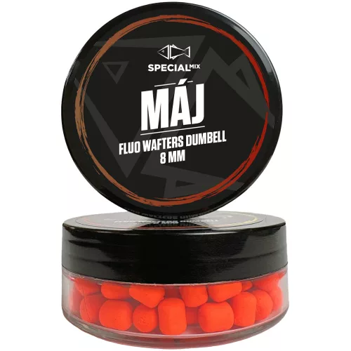 Speciál mix Fluo Wafters Dumbell 8 mm Máj 20 g