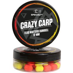 Speciál Mix Fluo Wafters Dumbell Crazy Carp 12 mm 20gr