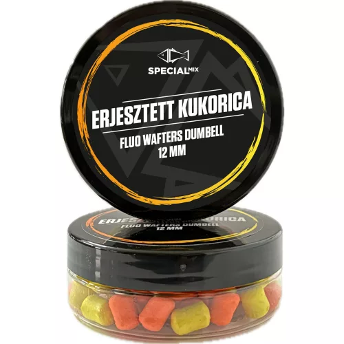 Speciál mix Fluo Wafters Dumbell 12 mm Erjesztett Kukorica