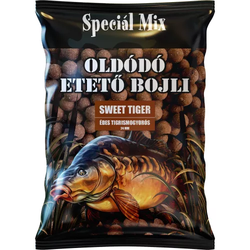 Speciál mix Oldódó Etetõ Bojli 24 mm Sweet Tiger 1kg