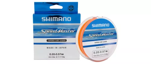 Shimano Speedmaster Tapered Surf Leader Dobóelőke 0.26-0.57mm Orange