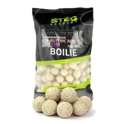 Stég Long Life Boilie 20mm 800g N-Butyric Acid-Plum
