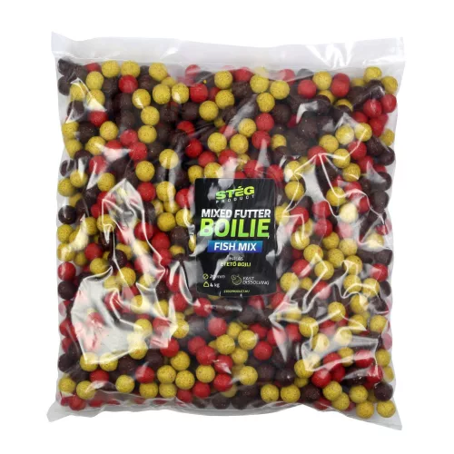 Stég Mixed Futter Boilie 4kg Fish Mix