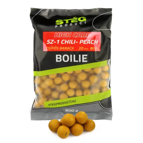 Stég High Carb Boilie 20mm 800g SZ-1 Chili-Peach