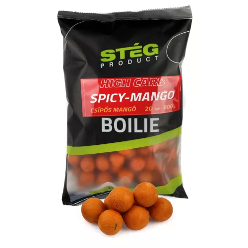 Stég High Carb Boilie 20mm 800g Spicy-Mango