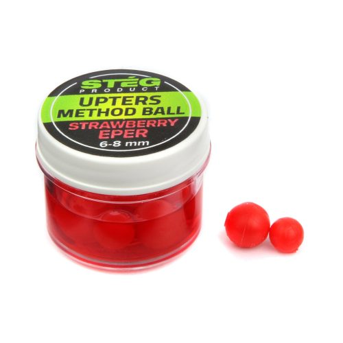 Stég Upters Method Ball 6-8mm 10db Strawberry