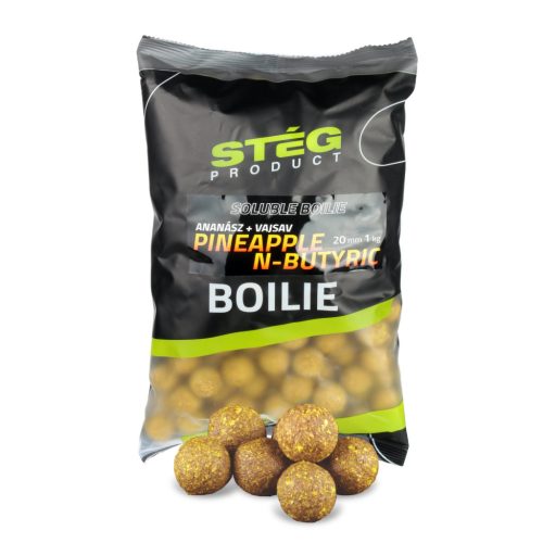 Stég Soluble Boilie 20mm 1kg Pineapple-N-Butyric