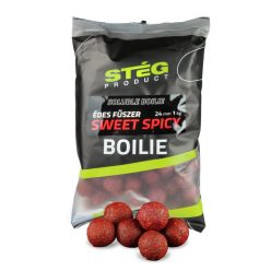 Stég Soluble Boilie 24mm 1kg Sweet Spicy