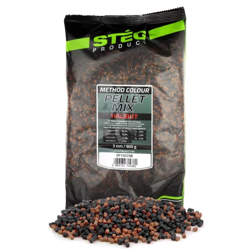 Stég Pellet Mix 3mm 800g Halibut