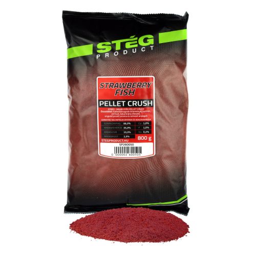 Pellet Crush - Strawberry-fish 800g  FIX akció