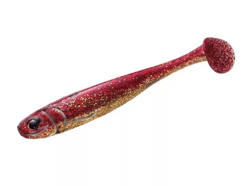 MAJOR CRAFT STABI SHAD SLIM 4" 10.2cm #001 Red Gold