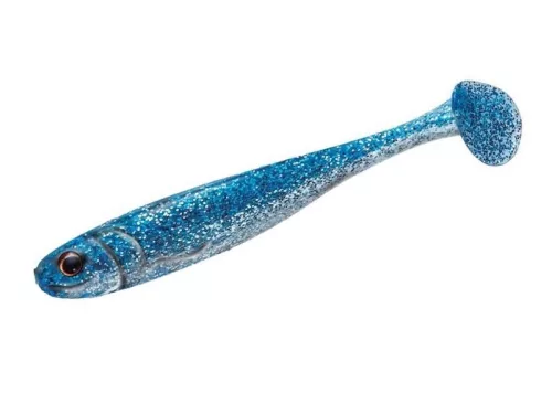 MAJOR CRAFT STABI SHAD SLIM 4" 10.2cm #002 Blue Silver