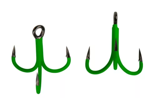 MADCAT A-STATIC TREBLE 6x HOOK Hármashorog 2/0 4db/csomag