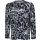 SAVAGE GEAR NIGHT UV LS T-SHIRT M BLACK WATERPRINT