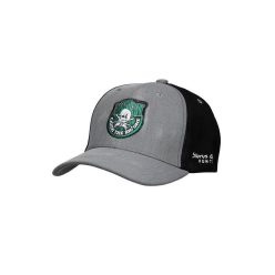 MADCAT SKULL BADGE CAP ONESIZE GREY MELANGE