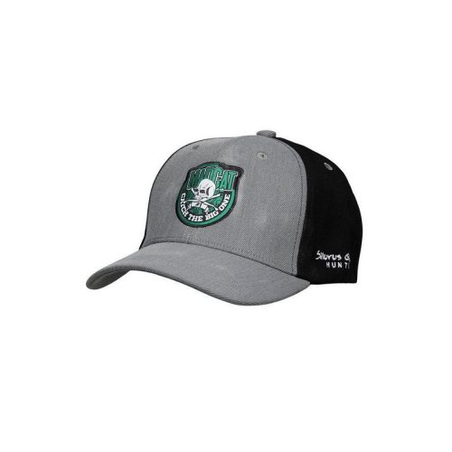 MADCAT SKULL BADGE CAP ONESIZE GREY MELANGE
