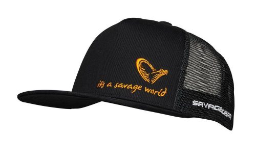 SAVAGE GEAR ALL BLACK CAP ONESIZE BLACK CAVIAR Sapka