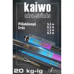   KAIWO Cápa-szúrás 6,3 m LE - pillekönnyű és erős spiccbot maximum 20 kg-os halakig