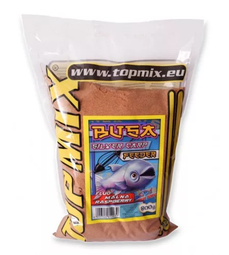 TOP MIX Busa feeder etetőanyag - Fluo Málna 800gr