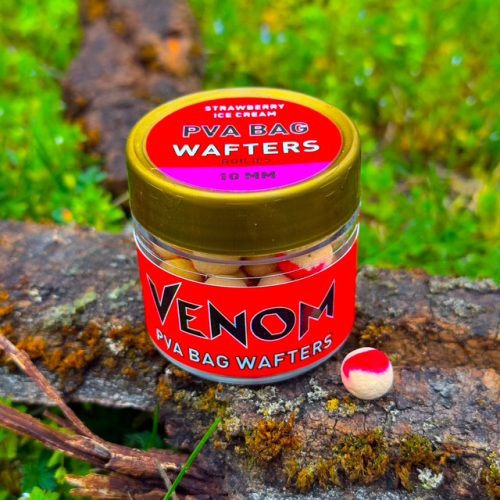 VENOM PVA BAG WAFTERS STRAWBERRY ICE CREAM 10 MM
