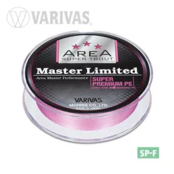   VARIVAS TROUT AREA MASTER LIMITED PE 75m #0.15 4.5lb TOURNAMENT PINK