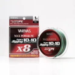   VARIVAS AVANI JIGGING 10x10 MAX PE X8 200m #0.6 14.5lb 10mx10 Color