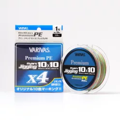  VARIVAS AVANI JIGGING 10x10 PREMIUM PE X4 200m #2.0 30lb 10mx10 Color