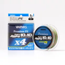   VARIVAS AVANI JIGGING 10x10 PREMIUM PE X4 300m #1.5 25lb 10mx10 Color