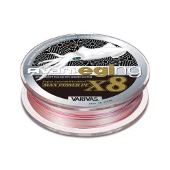   VARIVAS AVANI EGING MAX POWER PE X8 150m #1.0 20.2lbs White Orange Marking