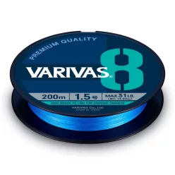   VARIVAS PE 8 BLUE EDITION 150m #1.0 0.165mm 20lb Fluo Ocean Blue