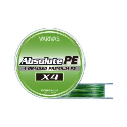   VARIVAS ABSOLUTE PREMIUM PE X4 150m #0.6 0.128mm 10lb Marking Green