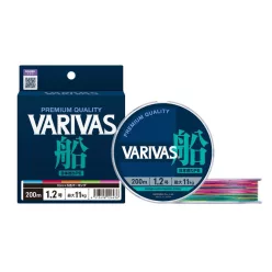   VARIVAS FUNE PE X8 150m #2.0 0.235mm 15kg Multicolor High Visibility