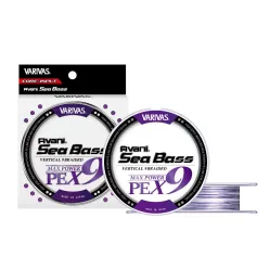   VARIVAS AVANI SEA BASS MAX POWER PE X9 150m #1.5 33lbs White Purple