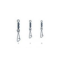 NYTRO CONNEX DOUBLE FEEDER SWIVEL WITH HOOKED SNAP 10
