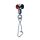 NYTRO CONNEX SLIDING FEEDER BEAD WITH HOOKED SNAP SMALL