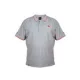 NYTRO LIGHT MARL GREY POLO SHIRT M
